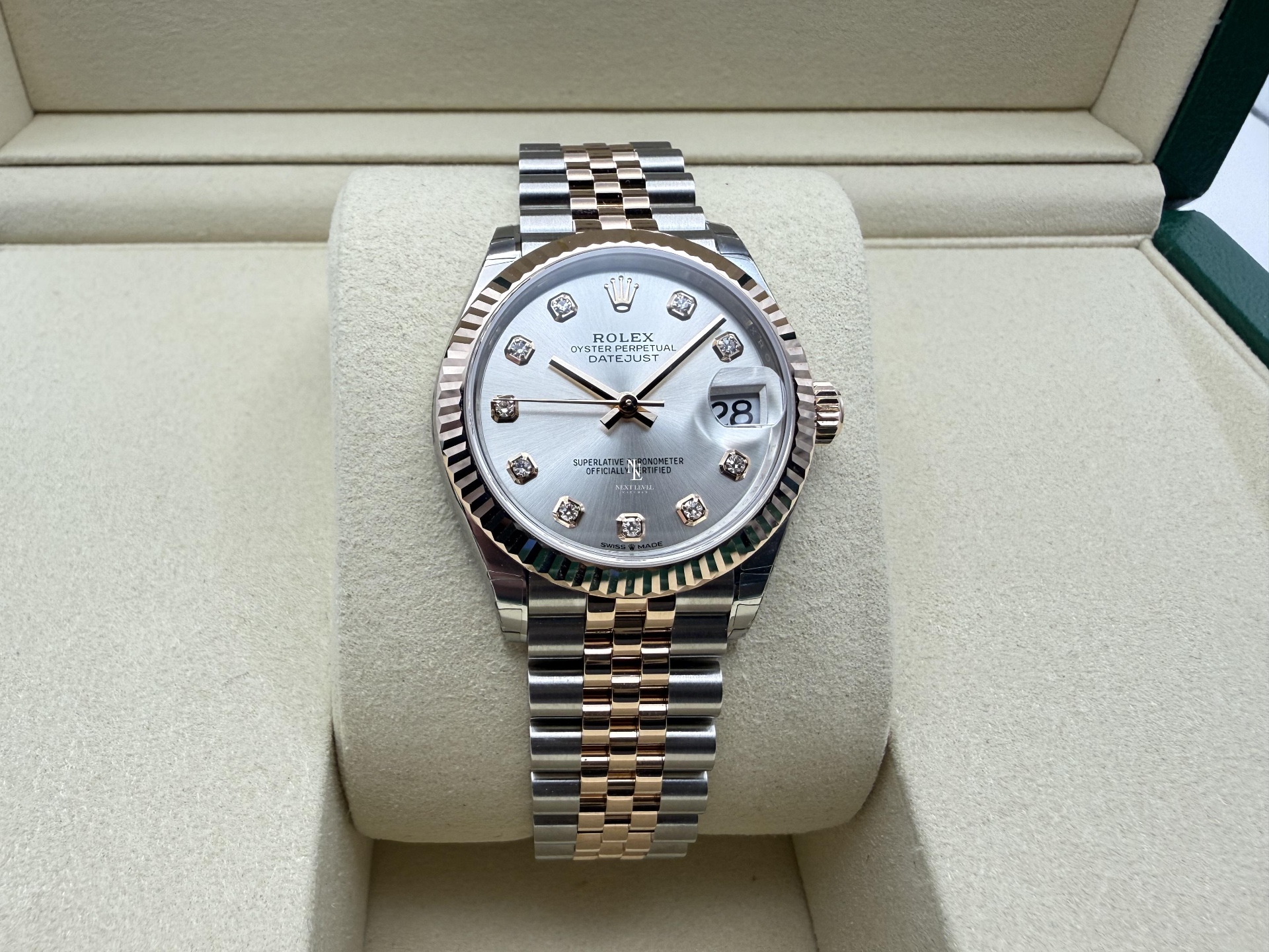 Rolex Datejust 31 278271 — Silver Diamond Dot Dial